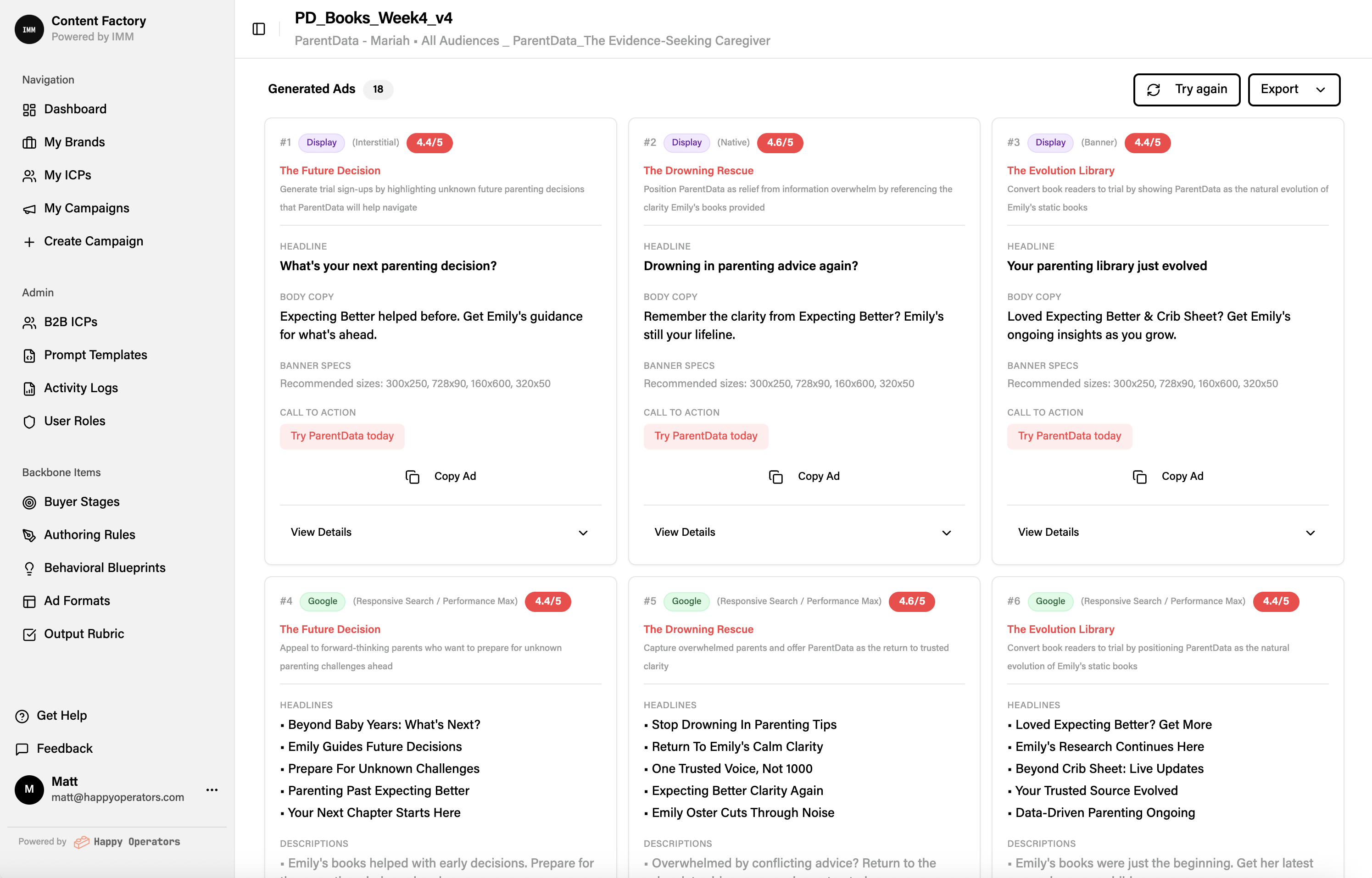 AI-Powered Content Generation System screenshot 2